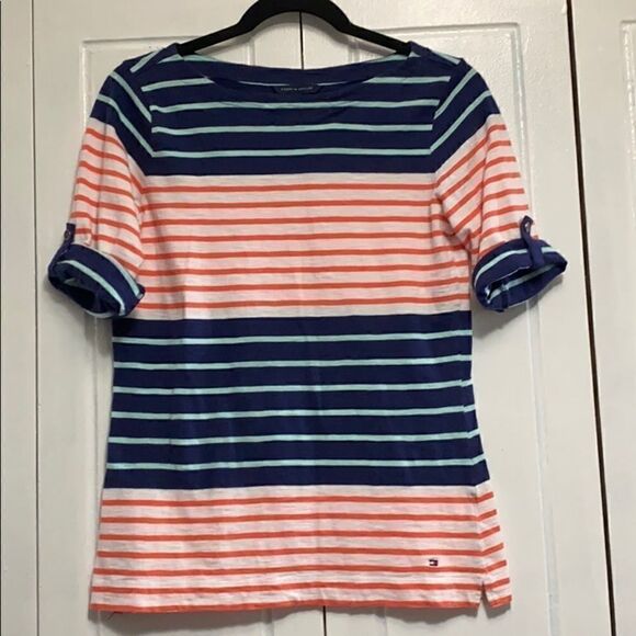 Tommy Hilfiger striped top  S/P - Picture 1 of 5